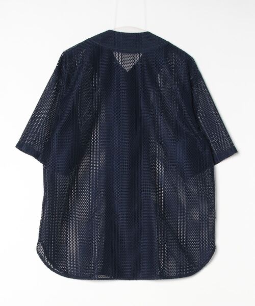 「MONKEY TIME」 半袖シャツ M ネイビー メンズ_画像2