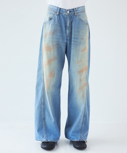 JieDa（ジエダ） ワイドパンツ ジーンズ 「JieDa」USED 3D WORK DENIM
