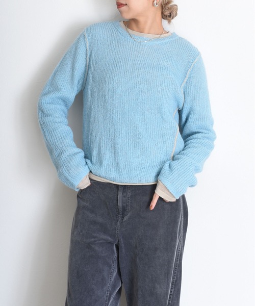 Eimee Law（エイミーロウ） ニット セーター シアーモヘアレイヤード