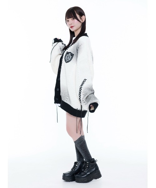 トラバストーキョ　　ロングカーディガン TRAVAS TOKYO（トラバストーキョー） カーディガン 「TRAVAS TOKYO