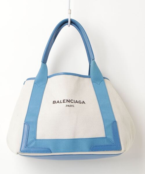 BALENCIAGA ライトブルー ハンドバッグ BALENCIAGA 「BALENCIAGA」 ハンドバッグ - ブルー レディース