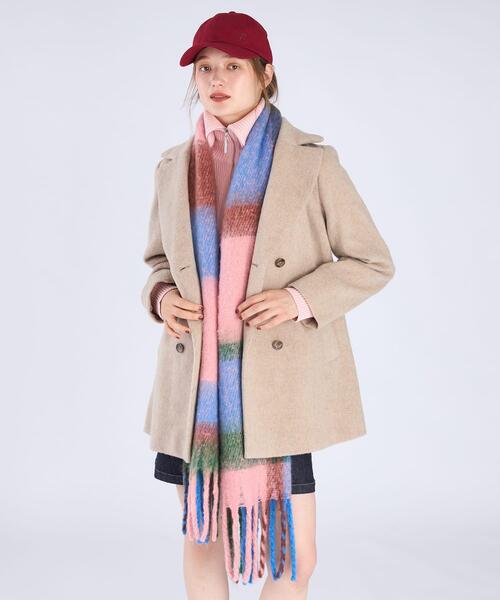 To b. by agnes ピーコート pコート シャギーピーコート レディース