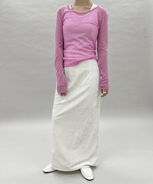 「EDIT. FOR LULU」 ロングスカート 34 ホワイト レディース_画像10