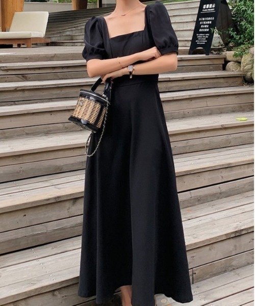 「gossip！ロサンゼルス」 半袖ワンピース FREE ブラック レディース_画像6