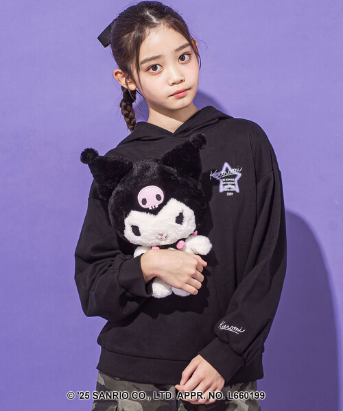 ZIDDY（ジディー） トレーナー 「クロミ」ロゴプリント刺しゅう