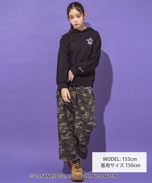 ZIDDY（ジディー） トレーナー 「クロミ」ロゴプリント刺しゅう