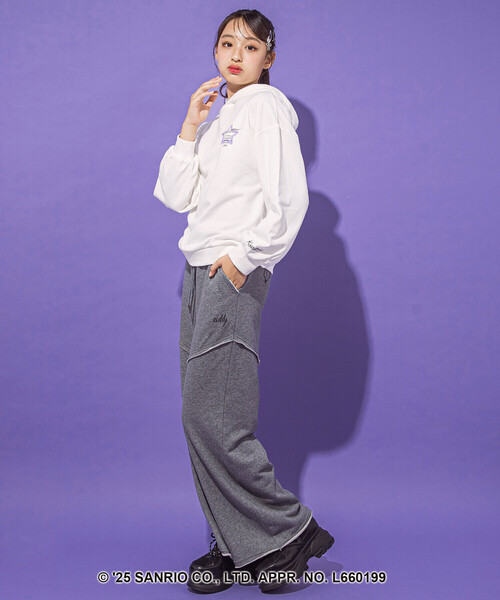 ZIDDY（ジディー） トレーナー 「クロミ」ロゴプリント刺しゅう