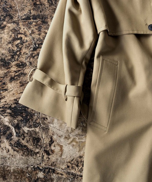 「EMMA CLOTHES」 トレンチコート L ネイビー メンズ_画像6