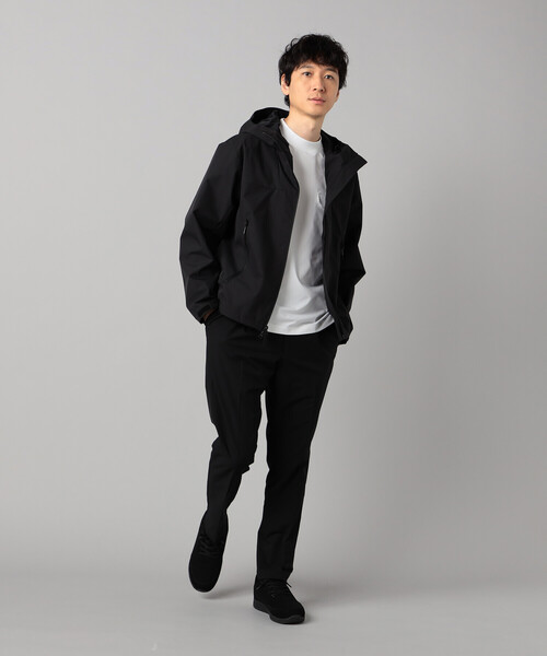ブルゾン アウター 「COMME CA MEN BLACK」3レイヤーテック パーカ メンズの画像
