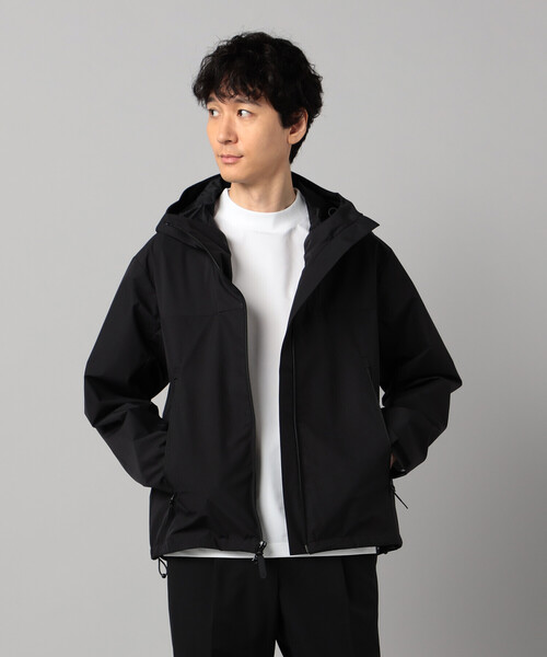 ブルゾン アウター 「COMME CA MEN BLACK」3レイヤーテック パーカ メンズの画像