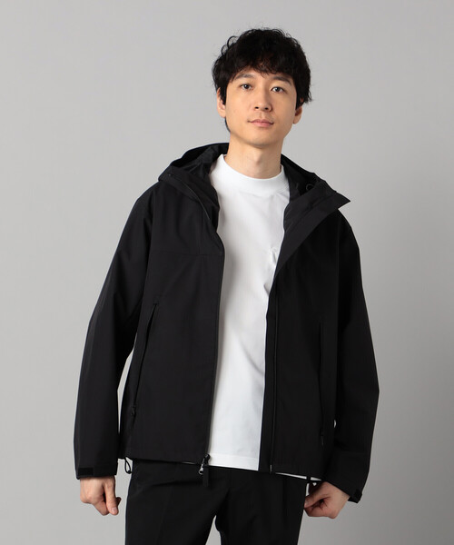 ブルゾン アウター 「COMME CA MEN BLACK」3レイヤーテック パーカ メンズの画像