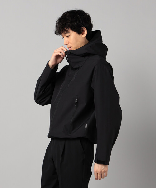 ブルゾン アウター 「COMME CA MEN BLACK」3レイヤーテック パーカ メンズの画像