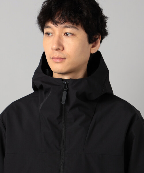 ブルゾン アウター 「COMME CA MEN BLACK」3レイヤーテック パーカ メンズの画像