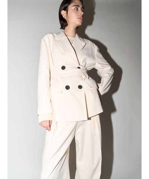 「styling/」 長袖ニット FREE イエロー レディース_画像3