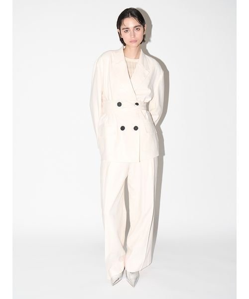 「styling/」 長袖ニット FREE イエロー レディース_画像4