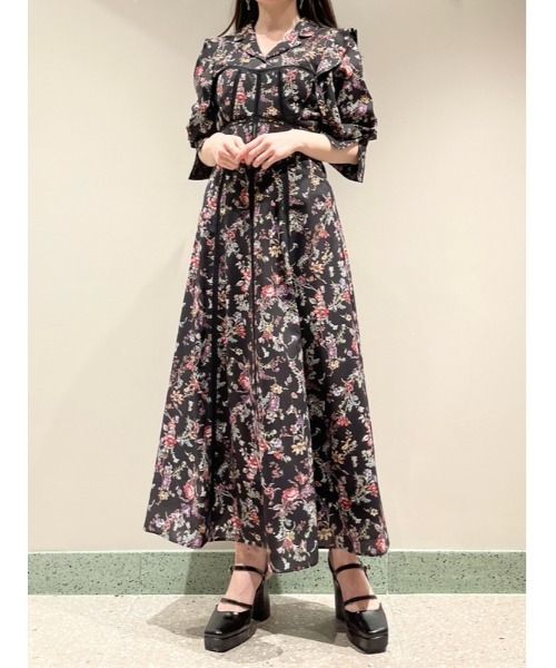 SNIDEL（スナイデル） 7分袖ワンピース 0 ホワイト レディース