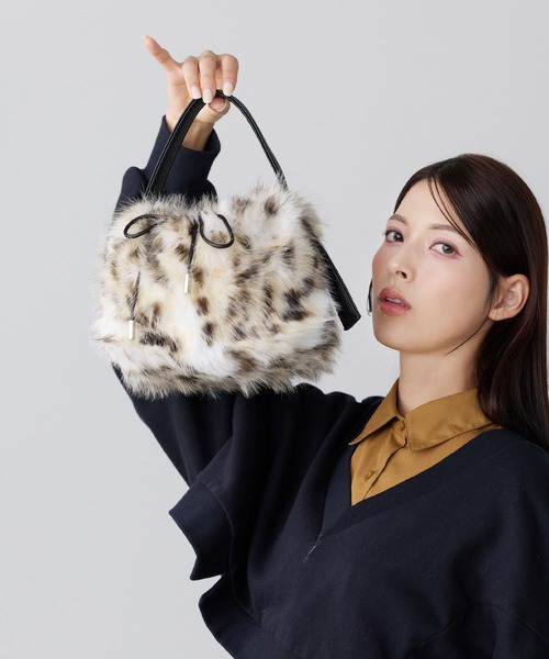 sankyo shokai（三京商会） ハンドバッグ ファーバッグ 巾着 バッグ