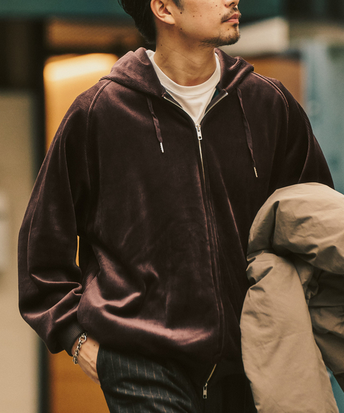 417 EDIFICE（フォーワンセブンエディフィス） パーカー コーディロイ