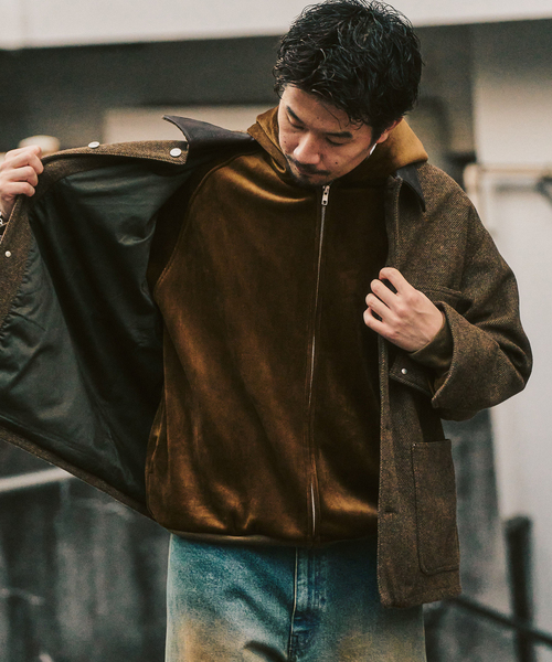 417 EDIFICE（フォーワンセブンエディフィス） パーカー コーディロイ