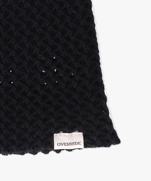 「OVERRIDE」 ニットキャップ 57~59cm ブラック メンズ_画像6
