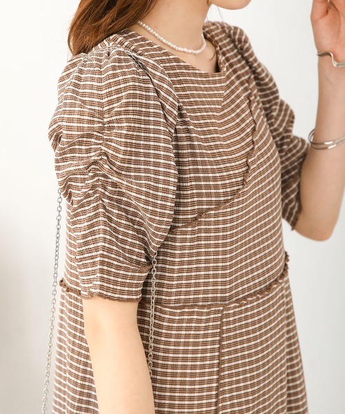 「Bab」 半袖ワンピース M ブラック レディース_画像4