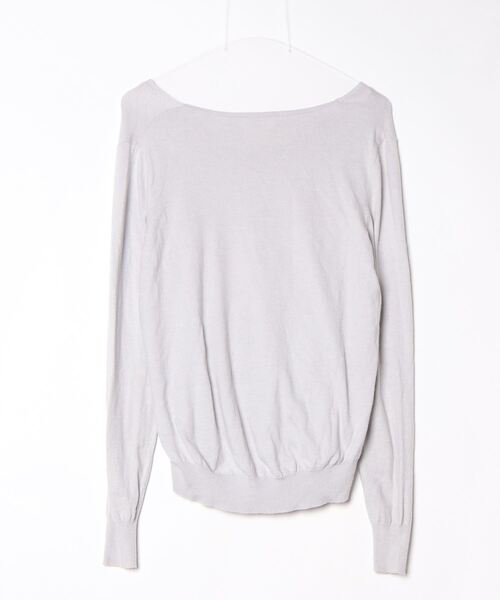 「Mystrada」 長袖ニット 38 グレー レディース_画像2