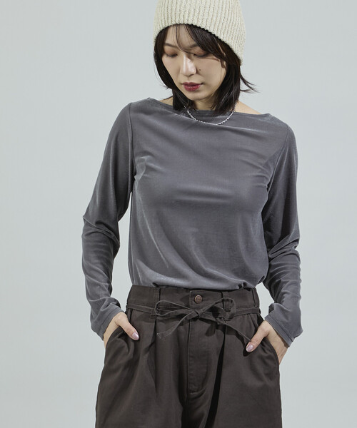 FREAK'S STORE（フリークスストア） tシャツ ベロアジャージ ボート