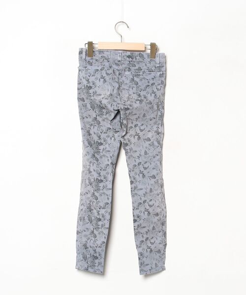 「J BRAND」 花柄スキニーパンツ 24 シルバー レディース_画像2