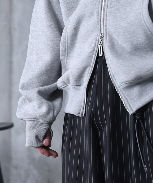 Confirm（コンファーム） パーカー AW サムホール フルジップフーディ