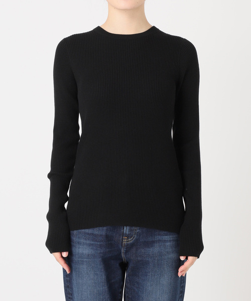 スピックアンドスパンSpick&Spanリボンヤーンクルーネックニット 楽天市場】スピックアンドスパン ニットの通販