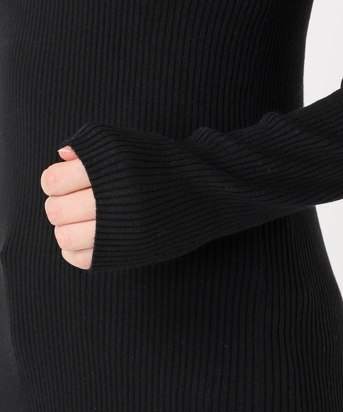 スピックアンドスパンSpick&Spanリボンヤーンクルーネックニット スピックアンドスパンSpick&Spanリボンヤーンクルーネックニット