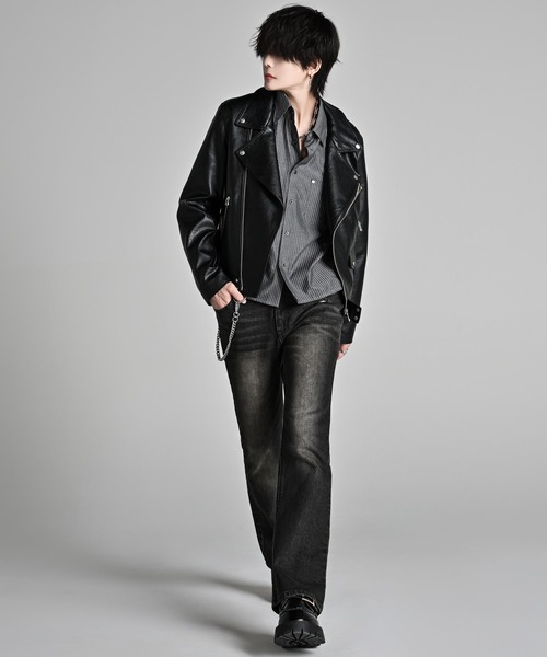 ADRER（アドラー） ブルゾン アウター Cropped Double Riders Jacket