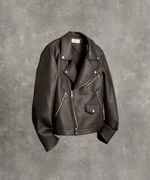 ADRER（アドラー） ブルゾン アウター Cropped Double Riders Jacket