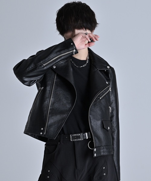 ア*ー様 グラム　ダブルライダースジャケット glamb（グラム）の「4XL Riders Jacket / フォーエックスエル
