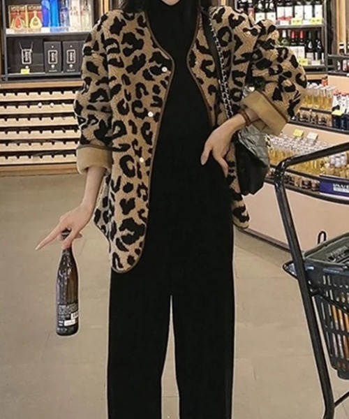 「SHEENA」 ノーカラージャケット M キャメル レディース_画像5