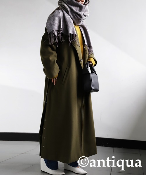 「antiqua」 ストール FREE ボルドー レディース_画像7