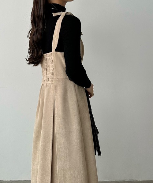 「callautia」 キャミソールワンピース MEDIUM アイボリー レディース_画像4