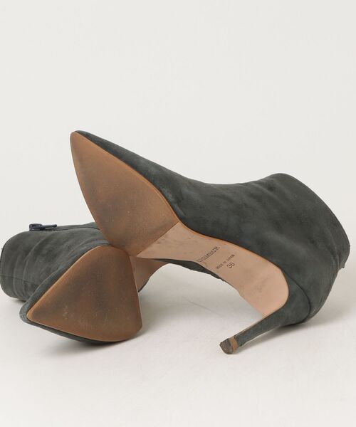 「CHEMBUR」 ショートブーツ 36 グレー レディース_画像3