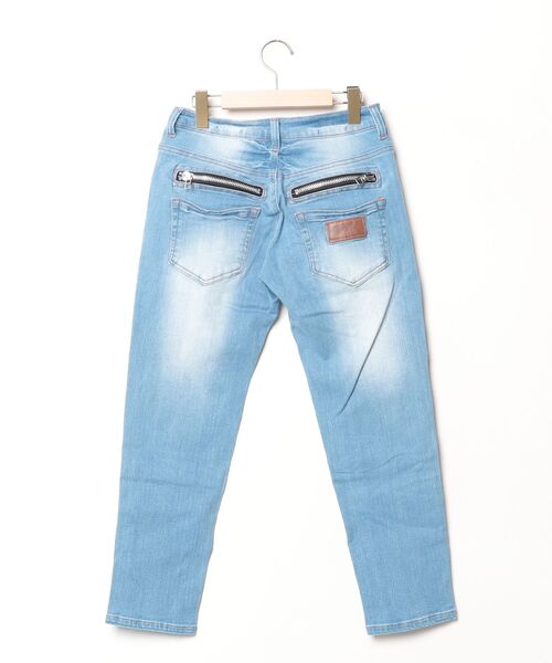「Emma（SELECT LEVERY）」 「W.HEART」デニムパンツ SMALL ライトブルー レディース_画像2