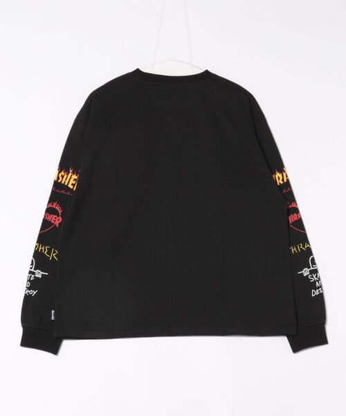 THRASHER（スラッシャー） tシャツ Logo Sleeve L/S T-SHIRTS/THRASHER