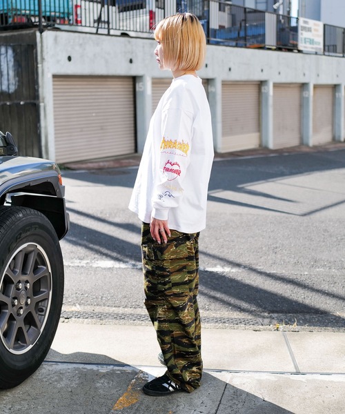 THRASHER（スラッシャー） tシャツ Logo Sleeve L/S T-SHIRTS/THRASHER