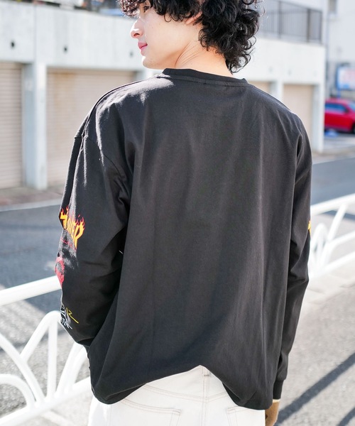 THRASHER(スラッシャー) tシャツ Logo Sleeve L/S T-SHIRTS/THRASHER THRASHER(スラッシャー) tシャツ Logo Sleeve L/S T-SHIRTS/THRASHER