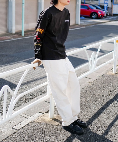 THRASHER（スラッシャー） tシャツ Logo Sleeve L/S T-SHIRTS/THRASHER