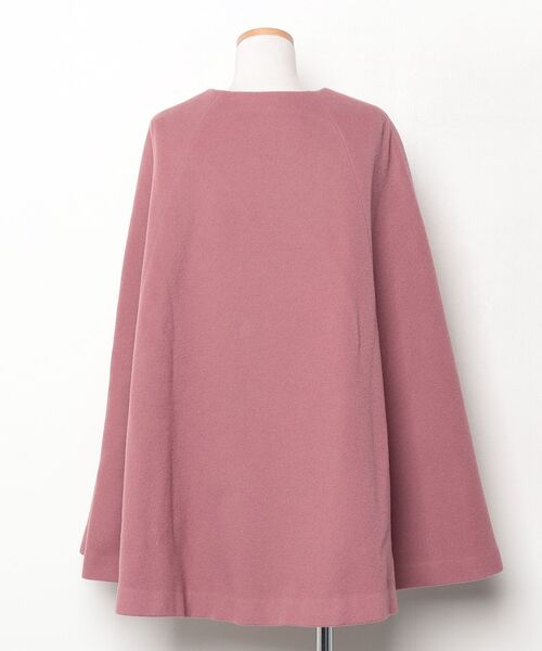 「QUEENS COURT」 ポンチョコート 2 ピンク レディース_画像2