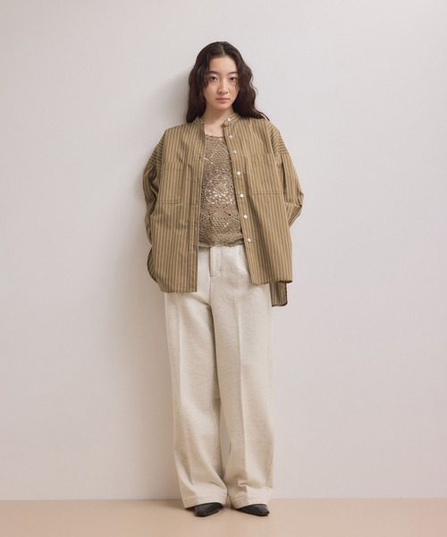 ticca シャツ　アダムエロペ　コラボ ADAM ET ROPE'（アダムエロペ） シャツ アソート ビッグシルエット