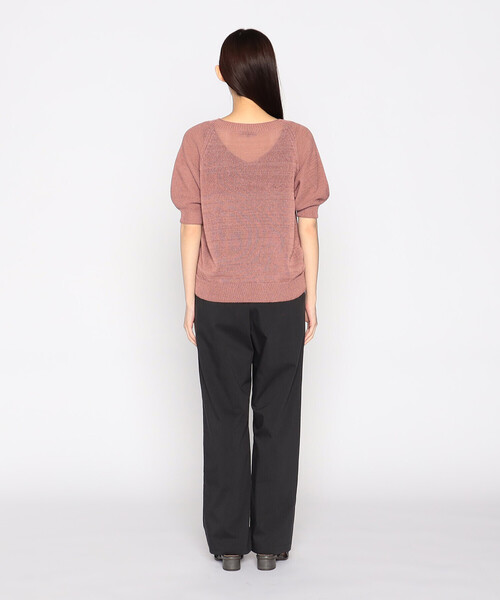 「COMME CA ISM」 イージーパンツ LARGE キャメル レディース_画像5