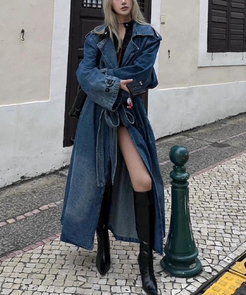 meJane（ミージェーン） トレンチコート コート ルーズシルエット