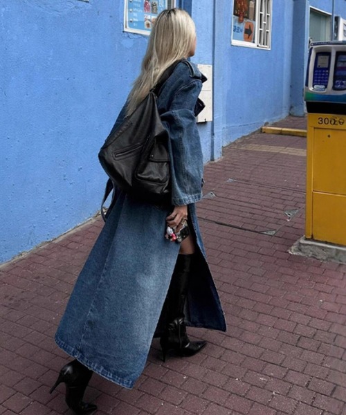 meJane（ミージェーン） トレンチコート コート ルーズシルエット