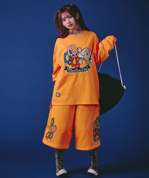 GALFY（ガルフィー） ワイドパンツ ハーフパンツ パンツ 短パン GALFY