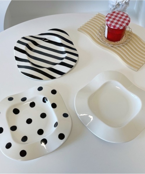 食器 wave design plate : ZOZOTOWN Yahoo!店 - 通販 - Yahoo!ショッピング
